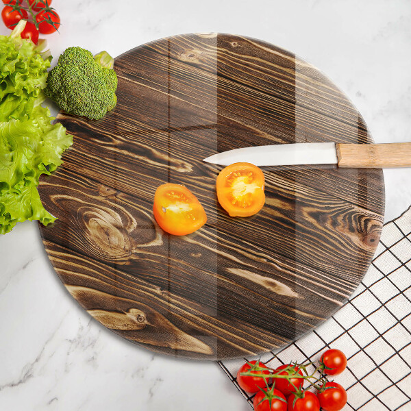 Skärbräda glas unik Trästruktur