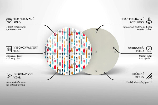 Skärbräda glas unik Sked illustration