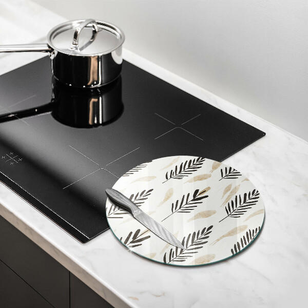 Skärbräda glas unik Boho växter