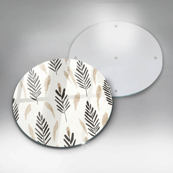 Skärbräda glas unik Boho växter