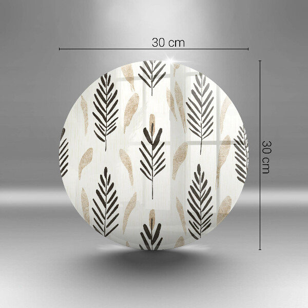 Skärbräda glas unik Boho växter