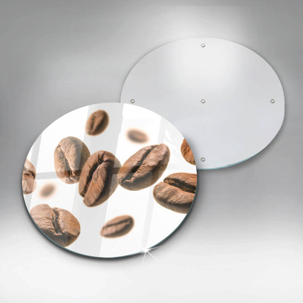 Skärbräda glas unik Kaffebönor