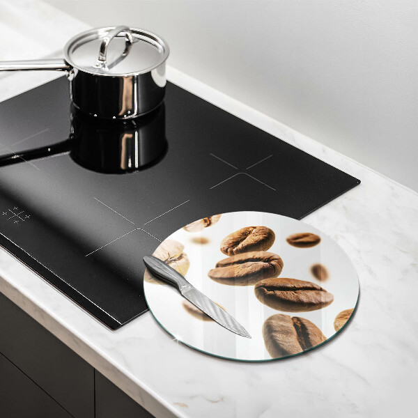 Skärbräda glas unik Kaffebönor