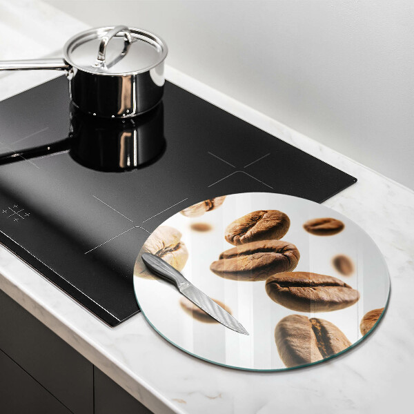 Skärbräda glas unik Kaffebönor