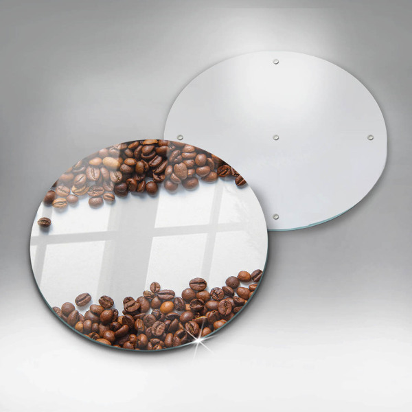 Skärbräda glas unik Kaffebönor