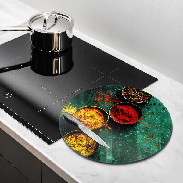 Skärbräda glas unik Orientaliska kryddor