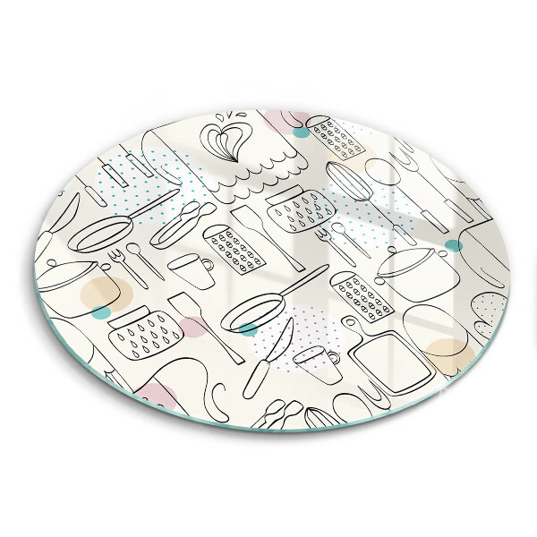 Skärbräda glas unik Kökstillbehör