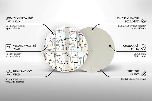 Skärbräda glas unik Kökstillbehör