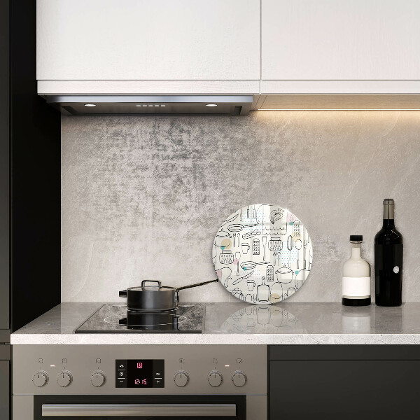 Skärbräda glas unik Kökstillbehör