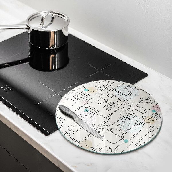 Skärbräda glas unik Kökstillbehör