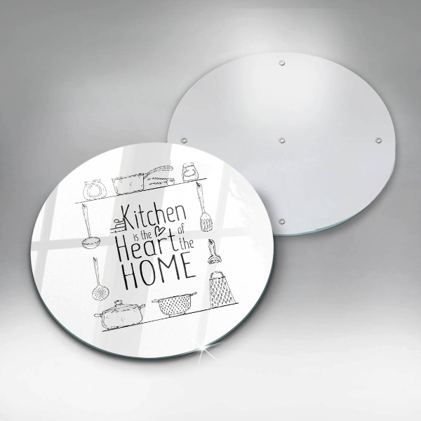 Skärbräda glas unik Inskrift, mening