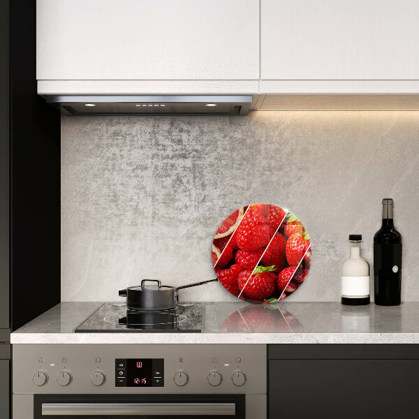 Skärbräda glas unik Färgglada frukter