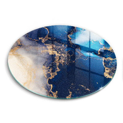 Skärbräda glas unik Elegant bakgrund och guld