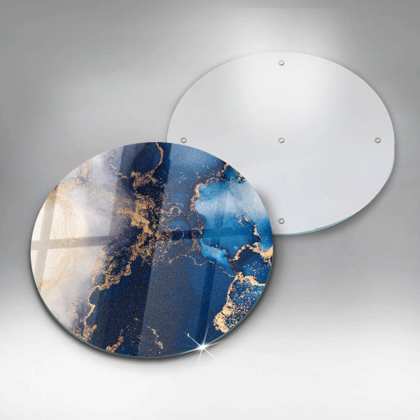 Skärbräda glas unik Elegant bakgrund och guld