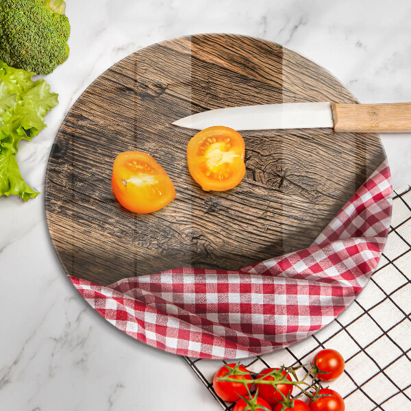 Skärbräda glas unik Träbord