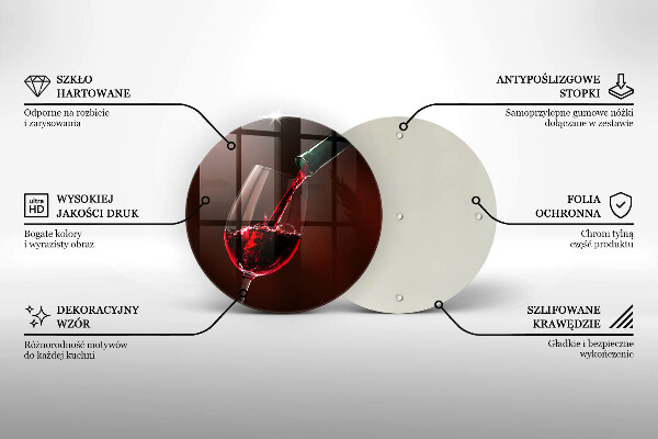 Skärbräda glas unik Ett glas vin