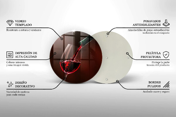 Skärbräda glas unik Ett glas vin