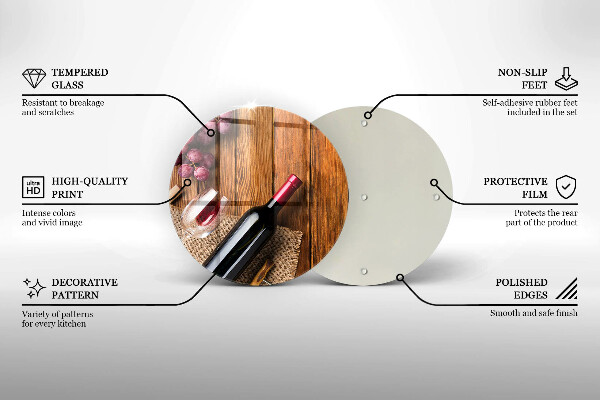 Skärbräda glas unik En flaska rött vin