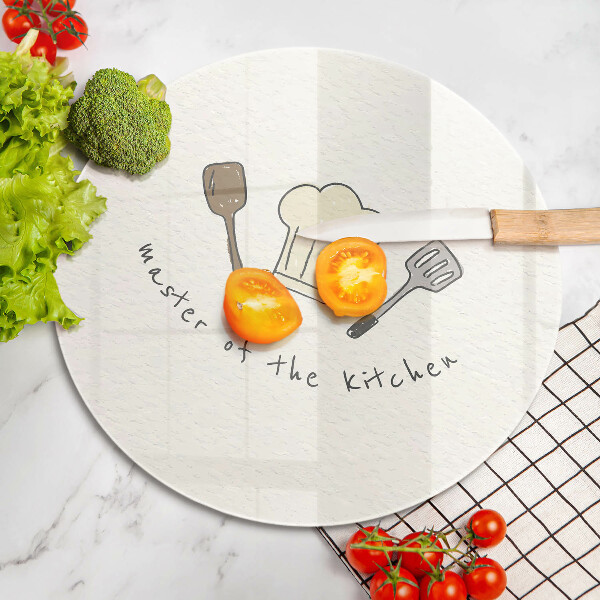 Skärbräda glas unik Kökets mästare