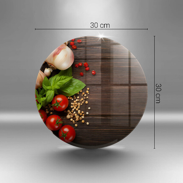 Skärbräda glas unik Grönsaker på bordet