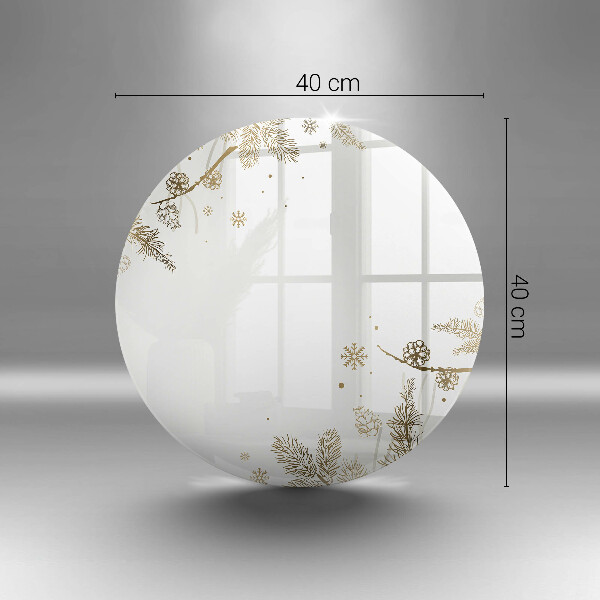 Skärbräda glas unik Vinterdekorationer