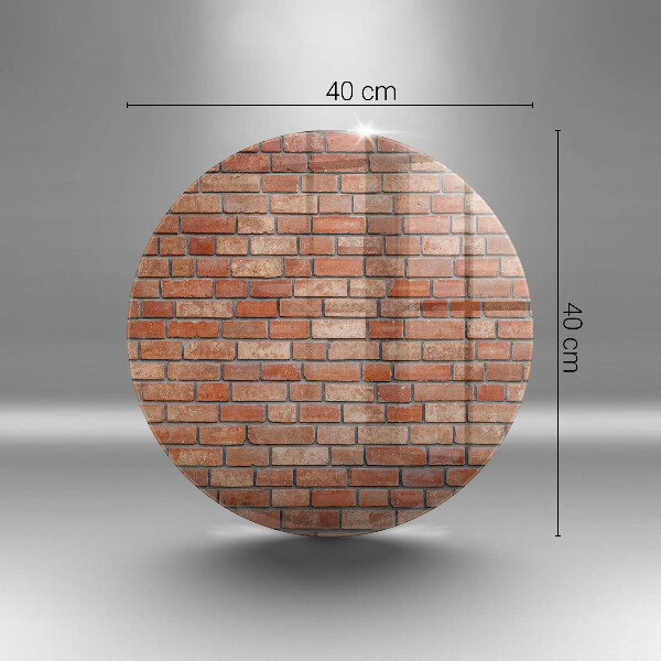 Skärbräda glas unik Tegelvägg