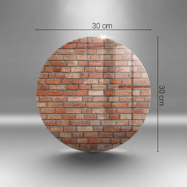 Skärbräda glas unik Tegelvägg