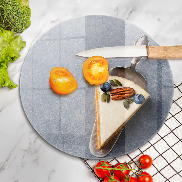 Skärbräda glas unik En bit tårta