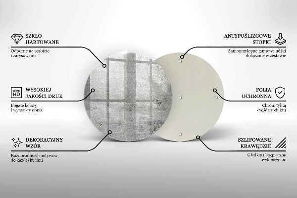 Skärbräda glas unik Betongstruktur
