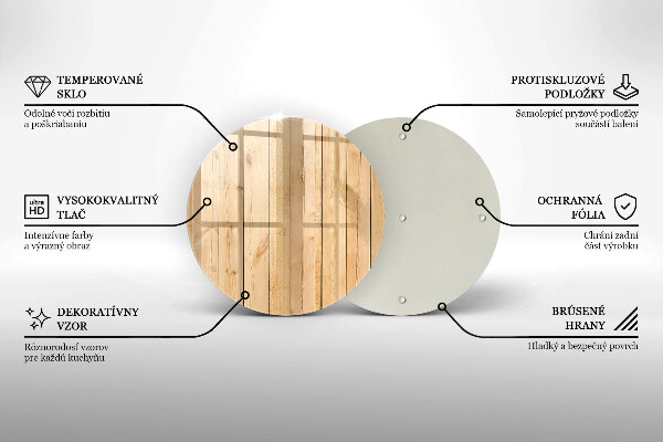 Skärbräda glas unik Ömtåliga träskivor