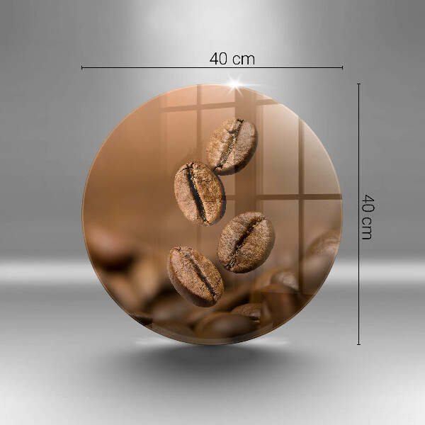 Skärbräda glas unik Kaffebönor