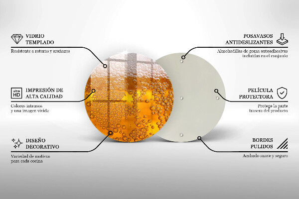 Skärbräda glas unik Drick ölskum