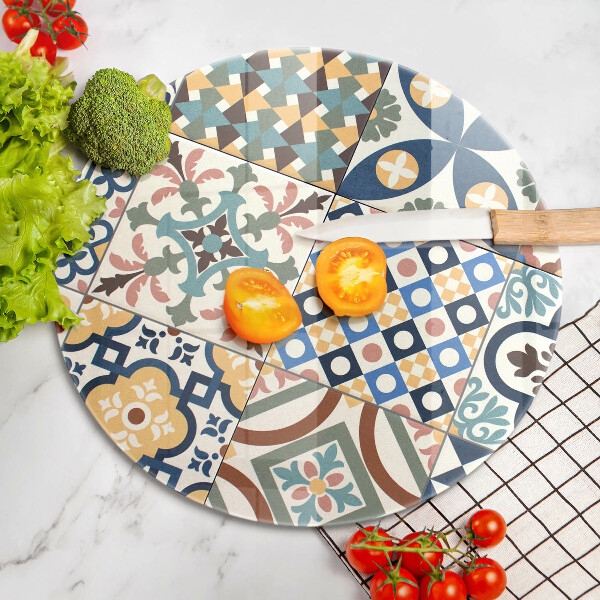 Skärbräda glas unik Dekorativa plattor