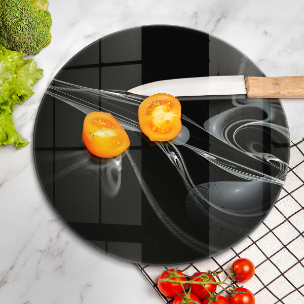 Skärbräda glas unik Modern abstraktion