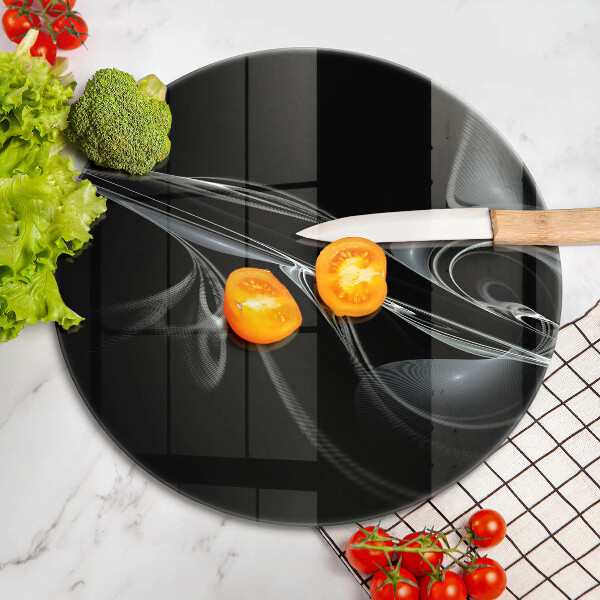 Skärbräda glas unik Modern abstraktion