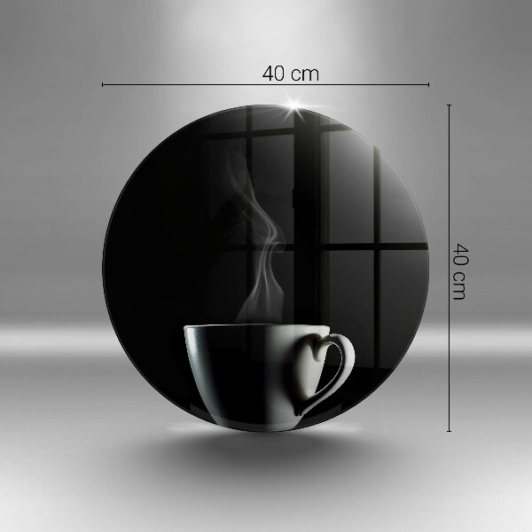 Skärbräda glas unik En kopp te