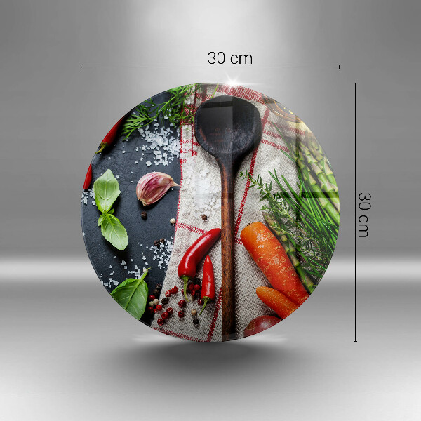 Skärbräda glas unik Köksmat