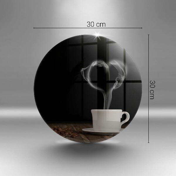 Skärbräda glas unik Kaffekopp hjärta