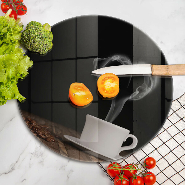 Skärbräda glas unik Kaffekopp hjärta