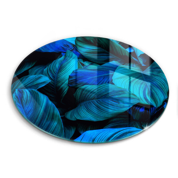 Skärbräda glas unik Djungel vegetation löv