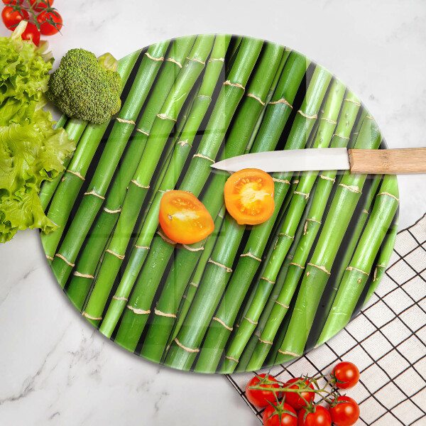 Skärbräda glas unik Natur bambu