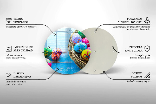 Skärbräda glas unik Påskägg påskägg