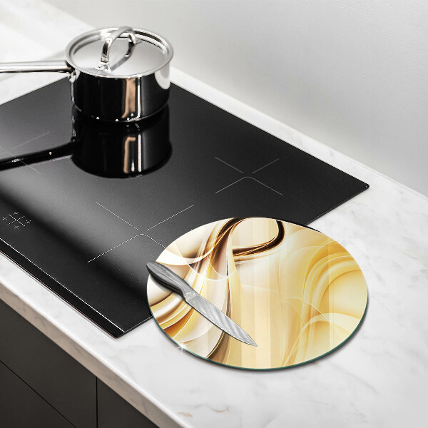 Skärbräda glas unik Rök abstraktion