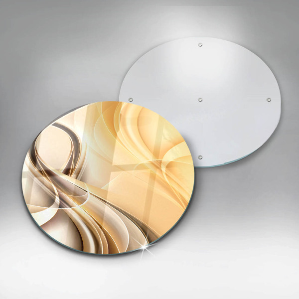 Skärbräda glas unik Rök abstraktion