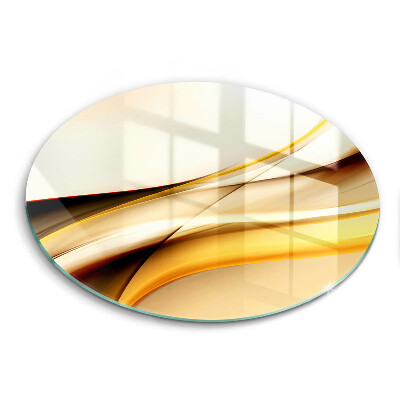 Skärbräda glas unik Abstrakta röklinjer