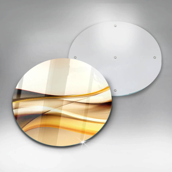 Skärbräda glas unik Abstrakta röklinjer