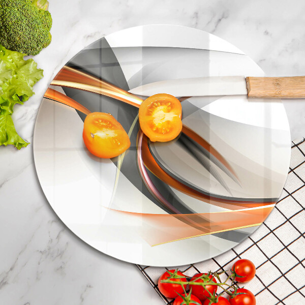 Skärbräda glas unik Moderna former