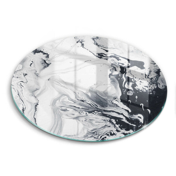 Skärbräda glas unik Bläckabstraktion