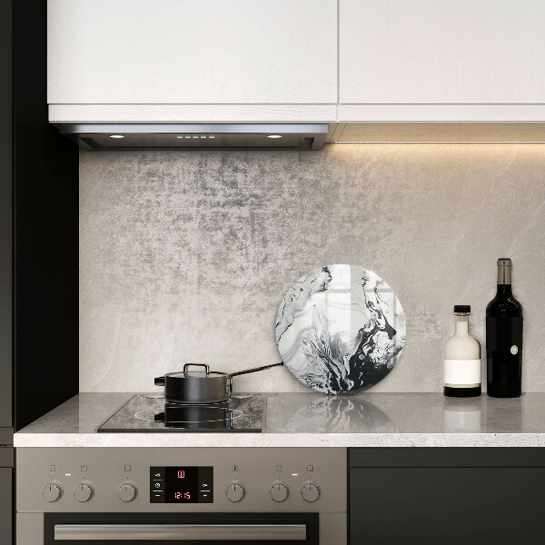 Skärbräda glas unik Bläckabstraktion