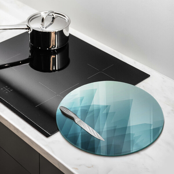 Skärbräda glas unik Abstrakta berg